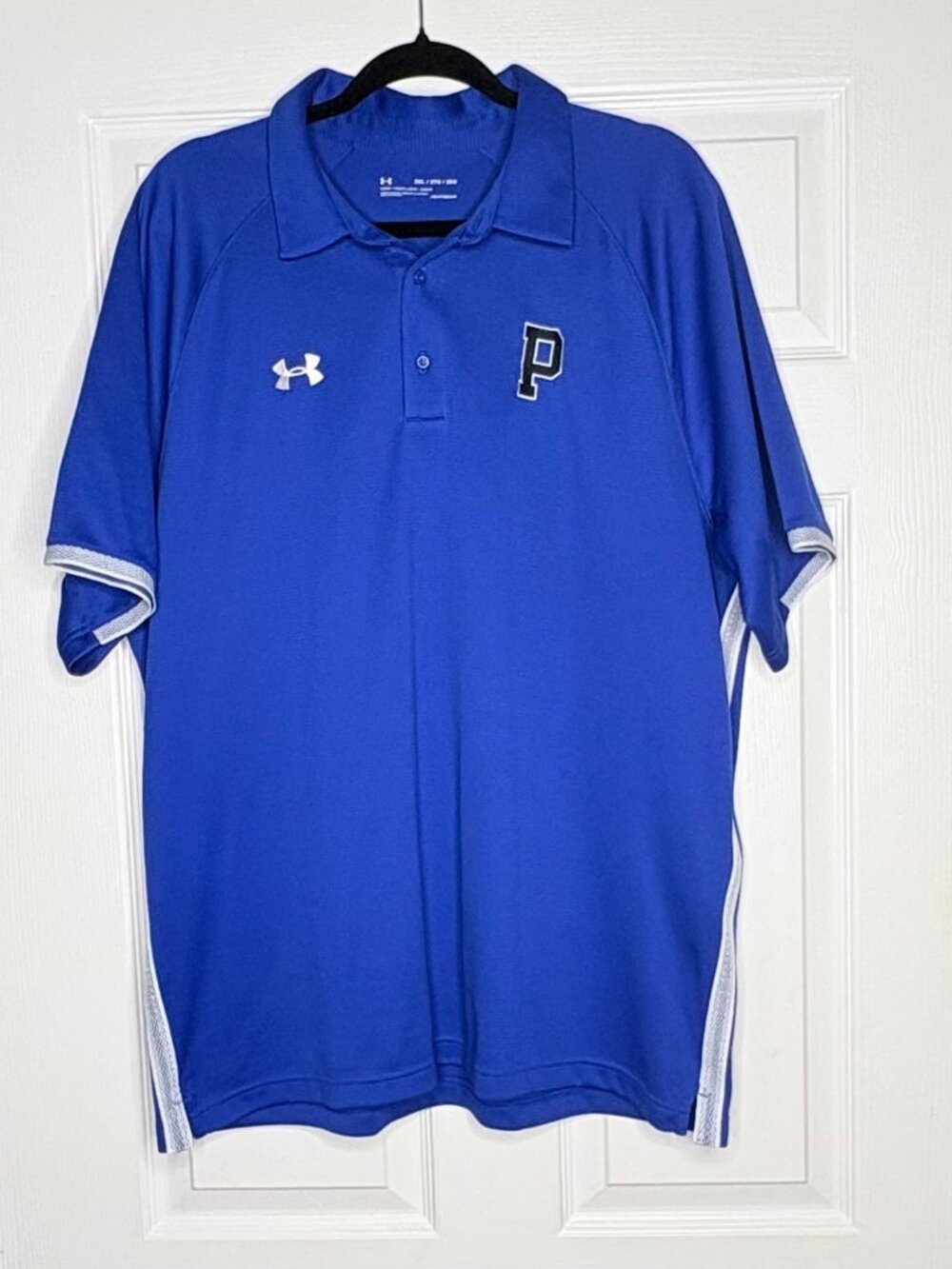Under Armour polo shirt letter P logo men's size 2XL